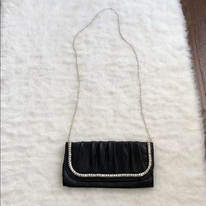 Black evening bag
